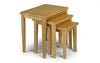 Cleo Nest of Tables - Light Oak Finish